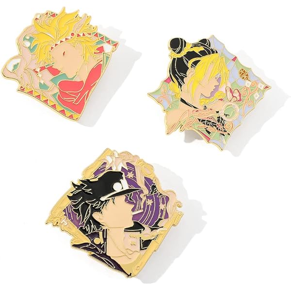 Amazon.com: Jojo S5 Stone Ocean - F.F. Heart Pin : Clothing, Shoes